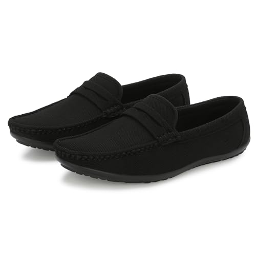Image of Stylelure Eco Friendly & Light Weight Flexible Mesh Knit Loafers Driving Shoes for Men