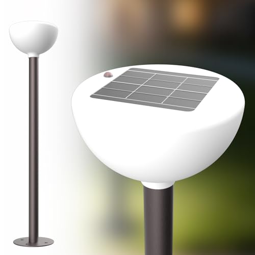 Image of Solar Lamp Post Light Outdoor, 3000K Warm White LED Solar Post Lantern, IP65 Waterproof Solar Powered Garden Light, Auto On /Off Dusk to Dawn for Yard, Patio, Driveway, Pathway, Lawn（1 Pack）