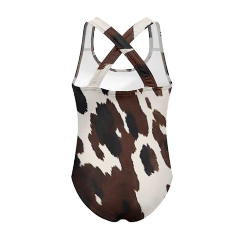 Image of Girls One Piece Swimsuit Teens Cross Back Summer Beach Wear for 5-14Y