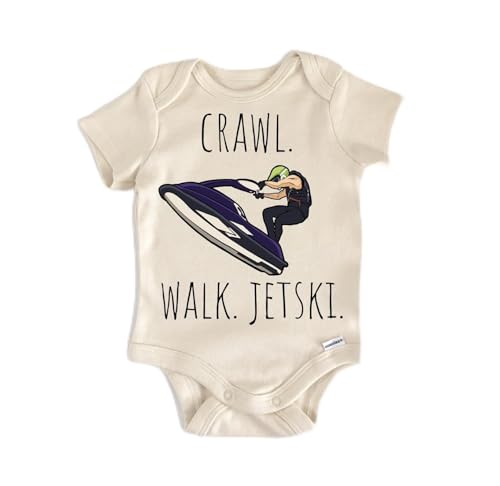 Jet Ski Water Sports - Baby Boy Girl Clothes Infant Bodysuit Funny Cute Newborn