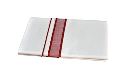 RETRO BRAND 100% Cotton Men’s White Single Dhoti -2.00Mtrs -Fancy Border Dhoti Pack Of 1