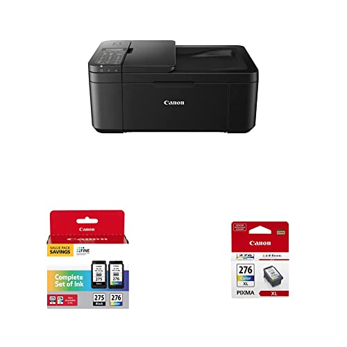 Image of Canon PIXMA TR4720 All-in-One Wireless Printer, Black & PG-275 /CL-276 Multi Pack & CL-276XL AMR