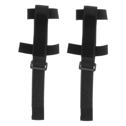 OFFIGAM 2個 助食用エラスティックハンドストラップ 滑り止め機能付きユニバーサルカフ 箸 スプーン フォーク対応 安定したグリップで高齢