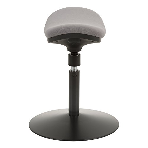 Image of Norwood Commercial Furniture NOR-NIL1715F-GR-SO Active Stool W /Adjustable Height Pivot Saddle Seat, Grey