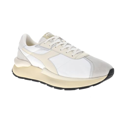 Diadora Mens Mercury Elite Lace Up Sneakers Shoes Casual - White - Size 10 M2