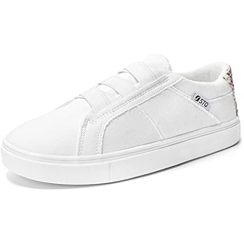 Zapatos de lona sin cordones STQ para mujer Cover