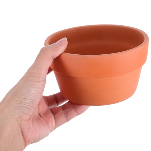 Pots de fleurs en terre cuite orange de qualité supérieure Yardenfun
