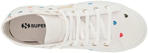 Superga Unisex S4124RW Sneaker, White Multi Hearts Review | Image 4