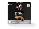 Caffè Vergnano 1882 - 100 Capsule Caffè Compostabili e Compatibili con Nespresso, Intenso - Pack da 100 capsule