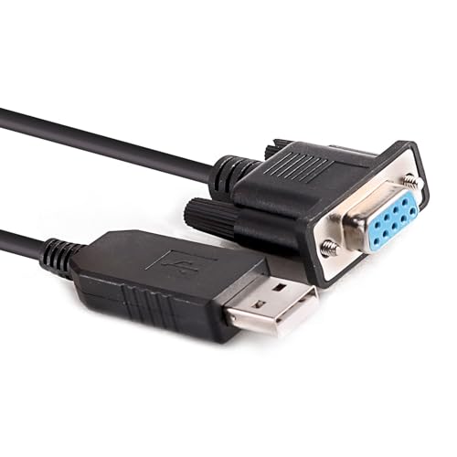 Suamdoen USB CAT Programming Cable FT231XS Chip USB DB9 Female Serial RS232 Communication Adapter Cable for Yaesu FT-450 FT-950 FT-1000MP FT-2000 FT-9000 ST-9F