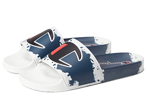 Champion Ipo Warped White au bord de la piscine, sandales légères d'été