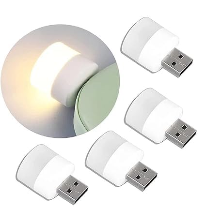 Duxk USB LED Mini Bulb 1 W (Pack of 6) Eye Protection Portable Lamp for Reading, Working on PC, Laptop, Power Bank, Bedroom | Light Color - White |-image-21