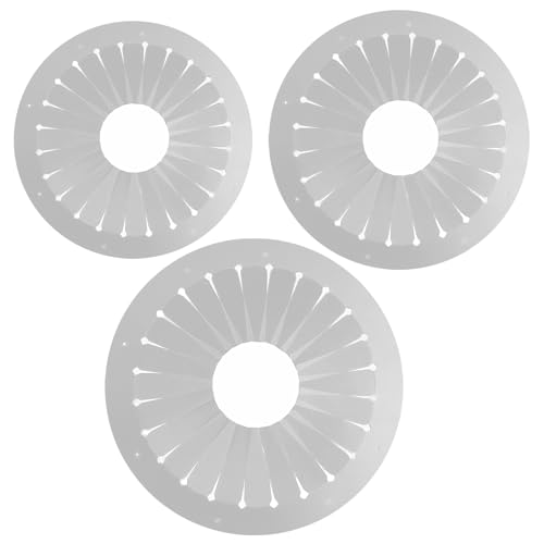 3-Piece Rosette Maker Fabric Flower Maker Tool for Consistent DIY Ribbon Flowers Crafting for Beginners Tabletop Figurines