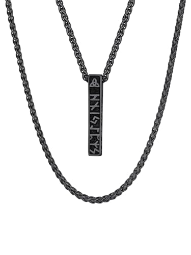 FaithHeart Collier Pendentif Viking Runique