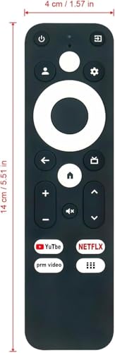 Image of Remote Compatible with ACER Smart LED /UHD 4K TV Remote Control Without Voice Command YouTube Netflix Hot Keys (Please Match The Image with Your Old R emote)