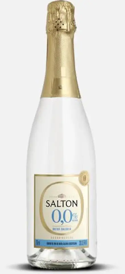 Vinho Sem Álcool Baixa Caloria,Salton Zero Álcool Branco Bebida Espumante