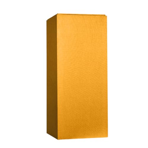Image of Timber Acoustics Soffit Bass Traps | Premium Low-Frequency Absorption for Balanced & Clear Audio | Acoustic Room Treatment | Soundproof Corner Panels (Yellow, 4ft x 18in)