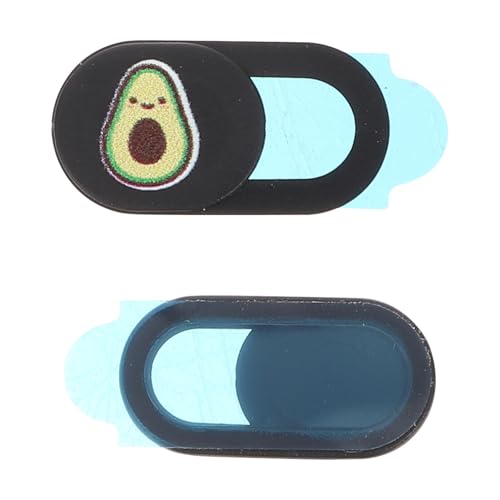 Alipis Cache-caméra de Confidentialité Coulissant Lot de 2, Protection pour Webcam Ordinateur Portable et Tablette, Ultra-Fin, Léger, Compatible PC et Appareils Mobiles, Couleur Avocat,