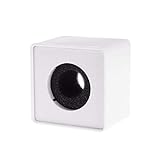 Foxnovo Square Cube Shaped Interview Mic Microphone Logo Flag Station Logo