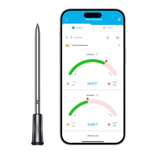 GoveeLife Wireless Meat Thermometer Probe Number 2 Replacement for Model H5192