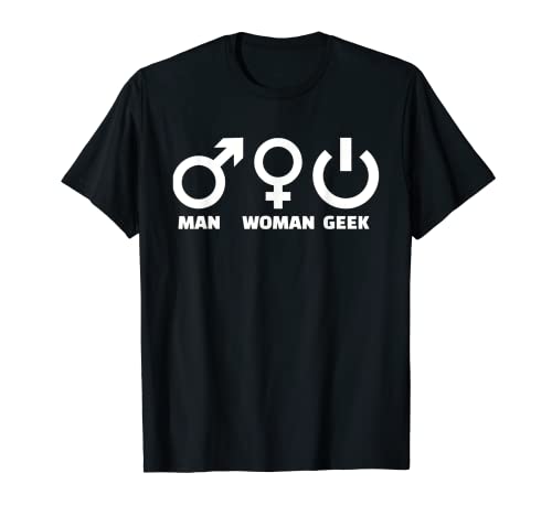 Hombre mujer geek Camiseta Camiseta