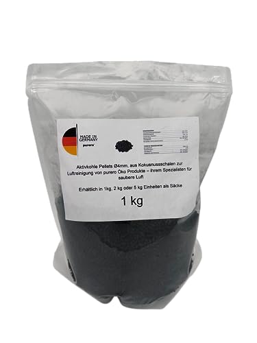 purero Aktivkohlepellets 4mm abgepackt in verschiedenen Einheiten Exklusive Herstellung und Lieferung durch den Marktführer im Bereich Aktivkohleprodukte weltweit