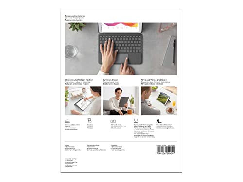 Clavier Logitech Combo Touch pour iPad avec disposition ESP QWERTY élégant
