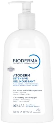Bioderma Atoderm Intensive Gel Moussant Foaming Gel for Very Dry to Atopic Skin, 500ml