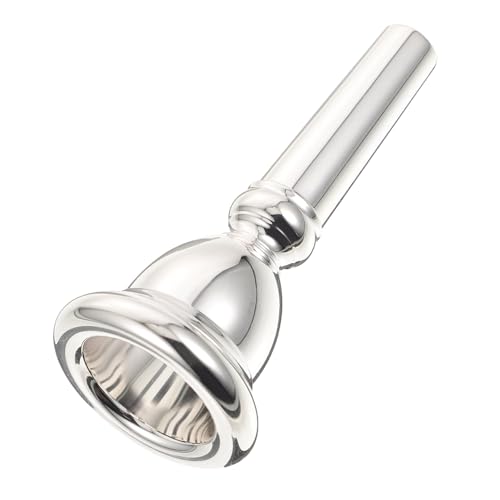 Embouchure euphonium argenté YARNOW améliorant le confort de jeu pour instrument vent