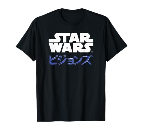 T-shirt Star Wars Visions Kanji Logo pour remplacer les hauts geek standards par un style épuré