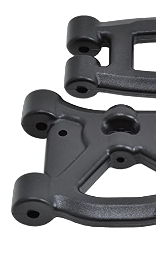 RPM 81482 Front Upper and Lower A-Arms for Arrma Kraton, Talion and Outcast, Black