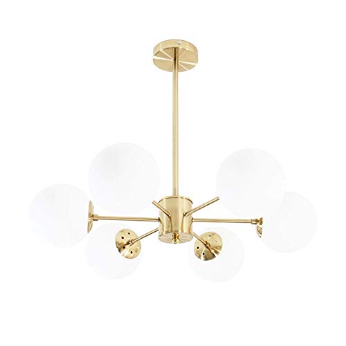 Plafonnier luminaire suspendu or idéal pour cuisine et salle à manger