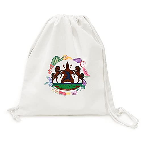 Sac en tissu pliable Lesotho pour fruits et légumes - Cabas à sangle réutilisable