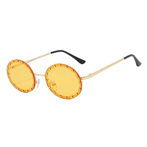 Lunettes de soleil rondes en métal pour une conduite sereine au soleil