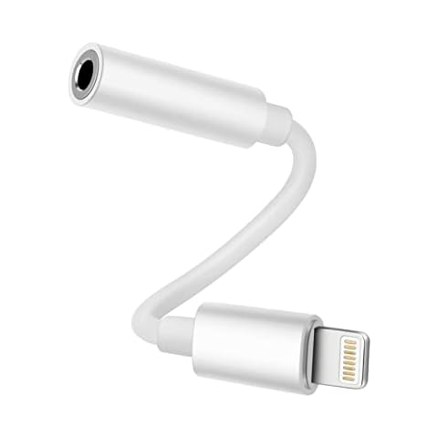 Adapter iPhone Kopfhörer, Lightning auf 3.5 mm AUX-Audio Adapter Cover