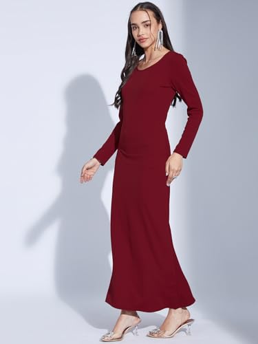 Image of Selvia Western Full Sleeve Long Dress Bodycon for Women