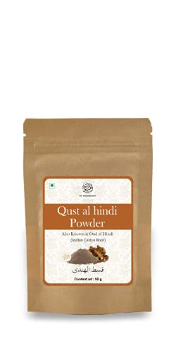 AL MASNOON Qust al Hindi/Oud Oindi/Costus Root Powder 50g (Pack of 1) Pure & Natural
