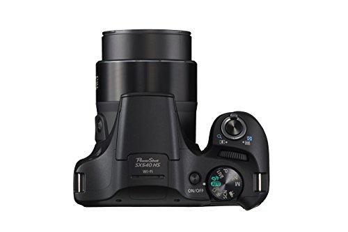 Canon PowerShot SX540 Digital Camera w/ 50x Optical Zoom - Wi-Fi & NFC Enabled (Black) (Renewed)