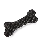DURATOY Knobbly Bone Hundespielzeug,Langlebiges Kauspielzeug aus Gummi für starke Kauer,Quietschendes interaktives Spielzeug, ungiftig und antiallergen, perfekt für die meisten Hunderassen