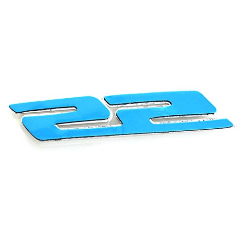 Image of Aimoll 2pcs SS Emblems ABS Sticker 3D Logo Replacement for Impala Cobalt Camaro 2010 2011 2012 2013 2014 2015 2016 2017. (Blue)