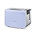Bosch TAT8619 Styline Kompakt-Toaster, Auftau/Aufwärmfunktion, versenkbarer Brötchenaufsatz, Abschaltautomatik, 860 W, lila