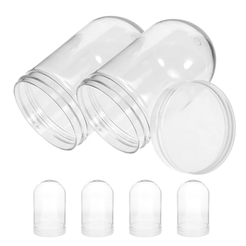 MUELODSIC 6 Piezas Accesorios De De De Plástico Kit para Hacer Bolas De Nieve Kit De Globo De Nieve Kit De Reparación De Globos De Nieve Proyecto De Nieve Transparente La Mascota