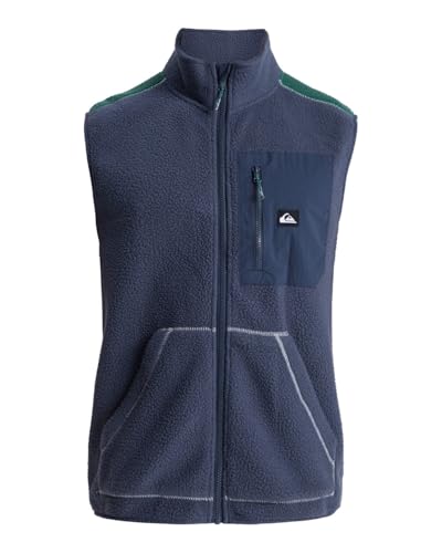Quiksilver Clean Coast Gilet - Gilet Full Zip Fleece for Men - Zip-Fleeceweste - Männer - XXL - Schwarz. Quiksilver Clean Coast Gilet - Gilet Full Zip Fleece for Men - Zip-Fleeceweste - Männer - XXL - Schwarz.