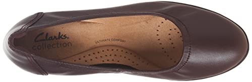 Image of Clarks Collection, Neiley Pearl Burgundy L 9.5W