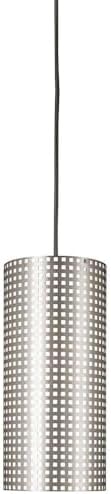 George Kovacs P5746-084 Grid One Light Mini Pendant, Brushed Nickel