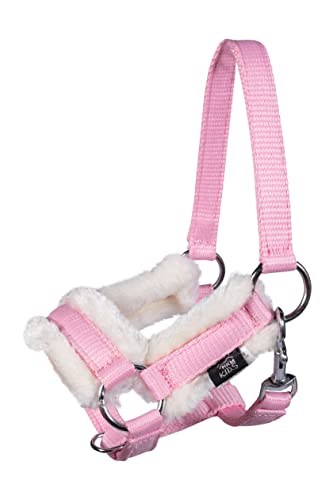 HKM Sports Equipment Hobby Horse - Juego de cabestros para Caballo, Color Rosa