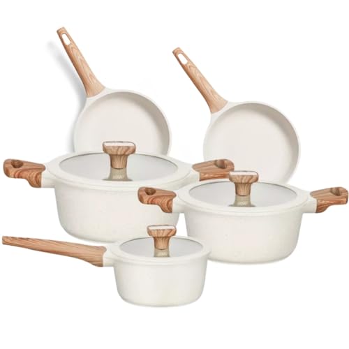 CONJUNTO DE PANELAS 5 PEí AS LINHA TITANIUM NATURAL