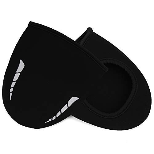 2 Pcs Protector de Calzado Ciclista Antiviento Cálido con Señales Reflectivas miniatura 1