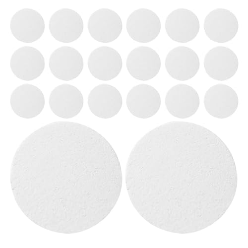 Éponge démaquillante visage en coton naturel et cellulose pure, lot de 60