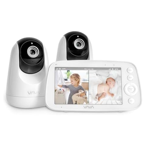 VAVA Baby Monitor With Split Screen Cover